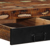 Mehrfarbiger Schreibtisch Gerd 100x50x75cm (Massivholz recycelt)