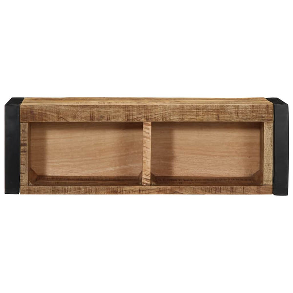 TV-Schrank Areclia 80x30x25cm (Massivholz Mango)