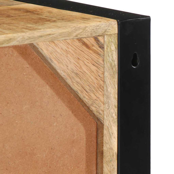 TV-Schrank Areclia 80x30x25cm (Massivholz Mango)