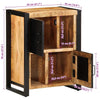 Anrichte Ravar 55x35x70cm (grobes Mangoholz)