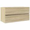 Badezimmer-Set Fl (2-teilig, Keramik und Holz)