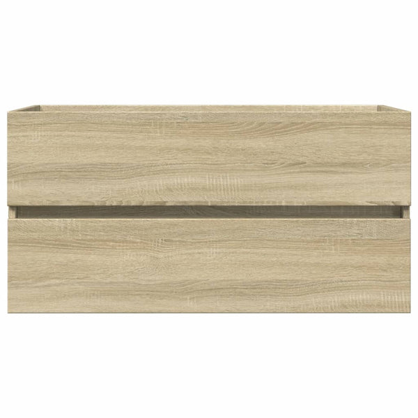Badezimmer-Set Fl (2-teilig, Keramik und Holz)