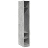 Kleiderschrank Onal, Betongrau, Maße 30x50x200cm (Spanplatte)