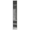 Kleiderschrank Onal, Betongrau, Maße 30x50x200cm (Spanplatte)