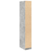 Kleiderschrank Onal, Betongrau, Maße 30x50x200cm (Spanplatte)