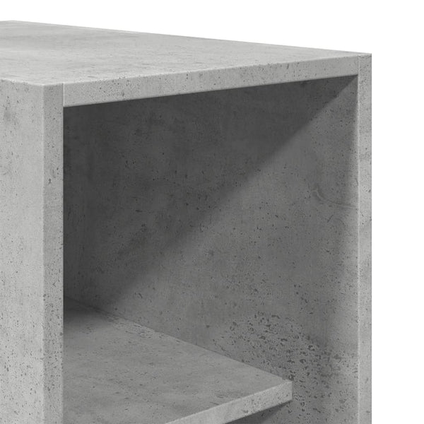 Kleiderschrank Onal, Betongrau, Maße 30x50x200cm (Spanplatte)