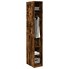 Kleiderschrank 30x50x200cm Onal aus Räuchereiche (Holz)