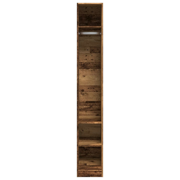 Kleiderschrank Onal aus Holz, alt, 30x50x200cm (Holz)