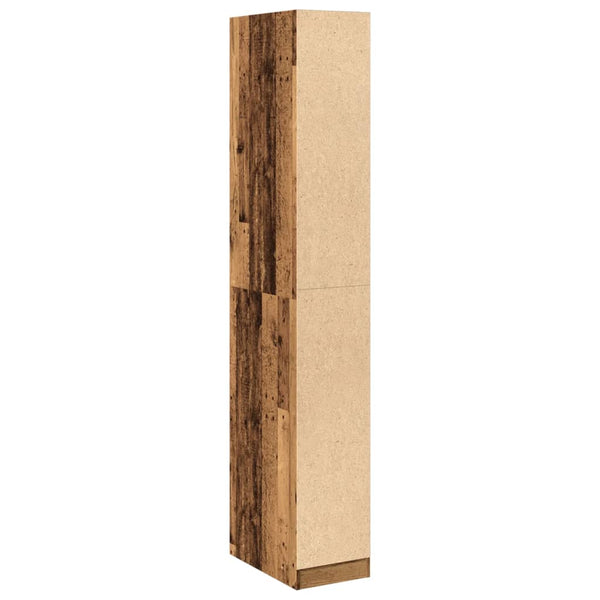 Kleiderschrank Onal aus Holz, alt, 30x50x200cm (Holz)