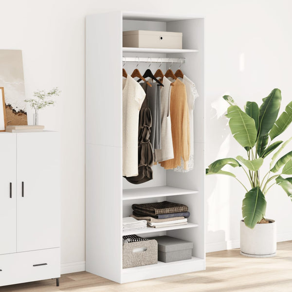 Ich habe einen weißen Holzschrank 80x50x200cm