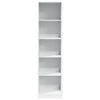 Valkoinen Onal-vaatekaappi 50x50x200cm (puinen)