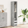 Kleiderschrank Onal in Betongrau, Maße 30x50x200cm (Spanplatte)