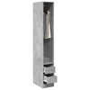 Kleiderschrank Onal in Betongrau, Maße 30x50x200cm (Spanplatte)