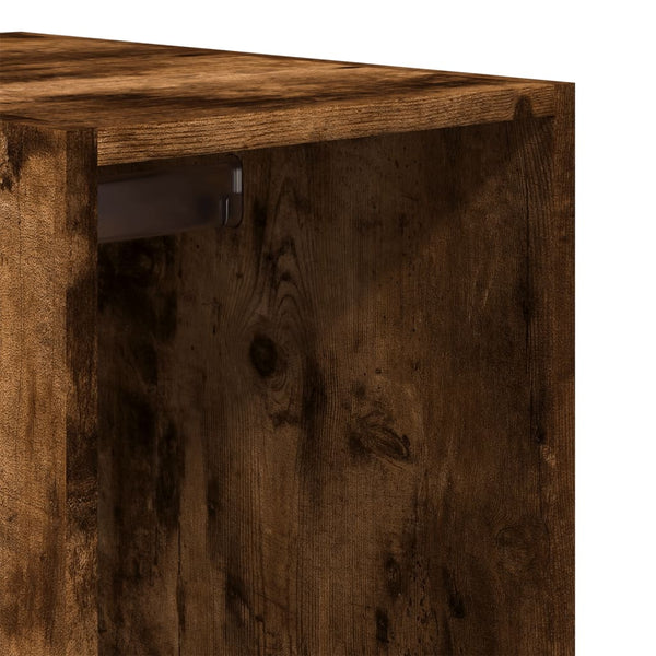 Kleiderschrank Onal aus geräucherter Eiche 30x50x200cm (Holz)