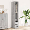 Grauer Holzschrank 30x50x200cm Onal