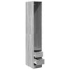 Grauer Holzschrank 30x50x200cm Onal