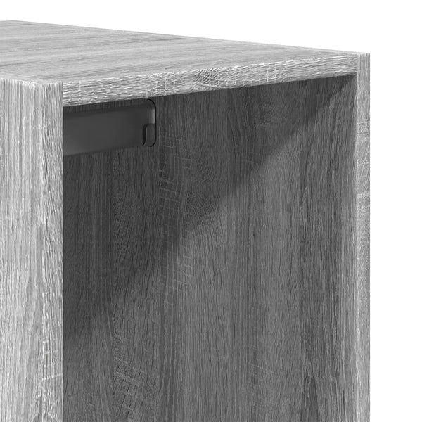 Grauer Holzschrank 30x50x200cm Onal