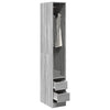 Grauer Holzschrank 30x50x200cm Onal