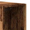 Kleiderschrank Onal altes Holz 30x50x200cm (Holz)