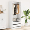 Kleiderschrank Onal aus Holz 200cm x 80cm x 50cm weiß