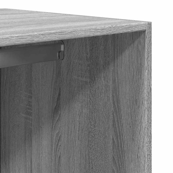 Kleiderschrank Onal Grau 80x50x200cm (Holz)
