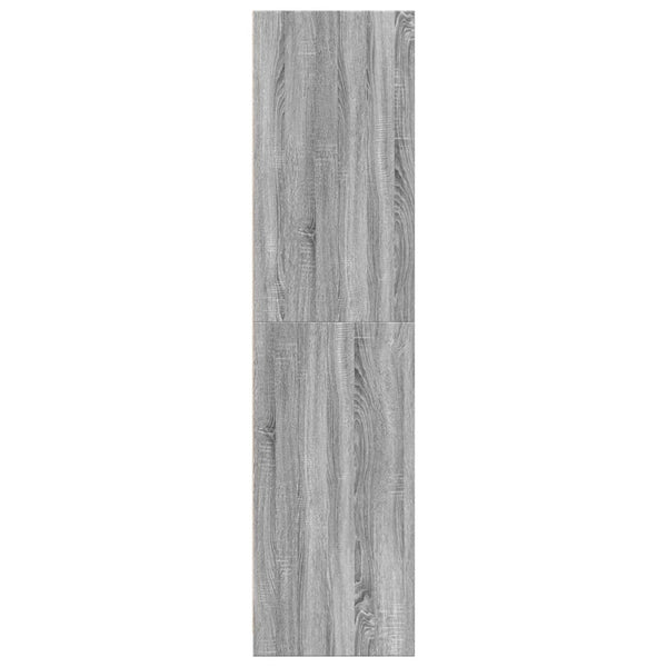 Grauer Onal-Kleiderschrank 80x50x200cm (Holz)