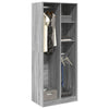 Grauer Onal-Kleiderschrank 80x50x200cm (Holz)