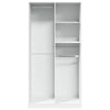 100x50x200cm weißer Kleiderschrank Onal (Spanplatte)