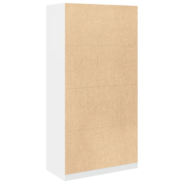100x50x200cm weißer Kleiderschrank Onal (Spanplatte)