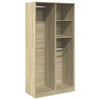 Kleiderschrank Onal Sonoma Eiche 100x50x200cm (Spanplatte)