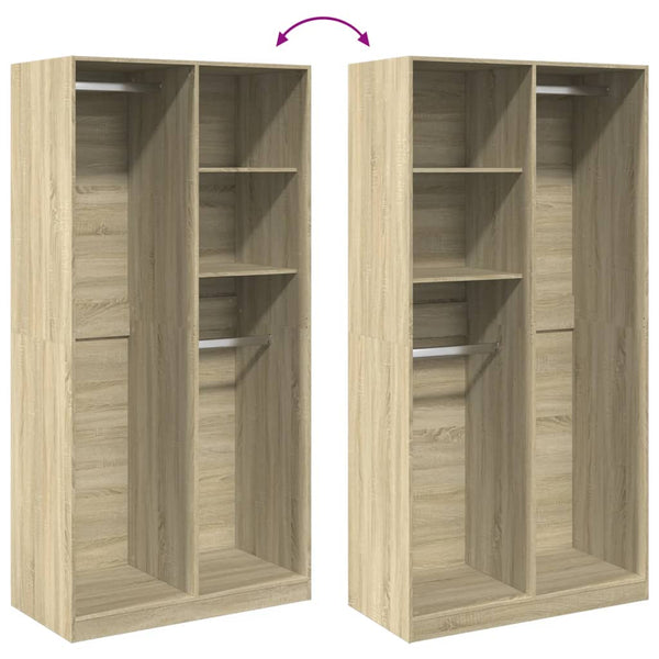 Kleiderschrank Onal Sonoma Eiche 100x50x200cm (Spanplatte)