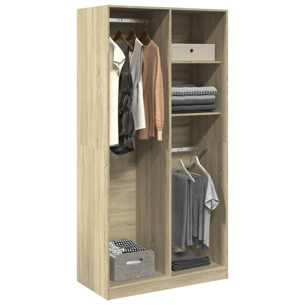 Kleiderschrank Onal Sonoma Eiche 100x50x200cm (Spanplatte)