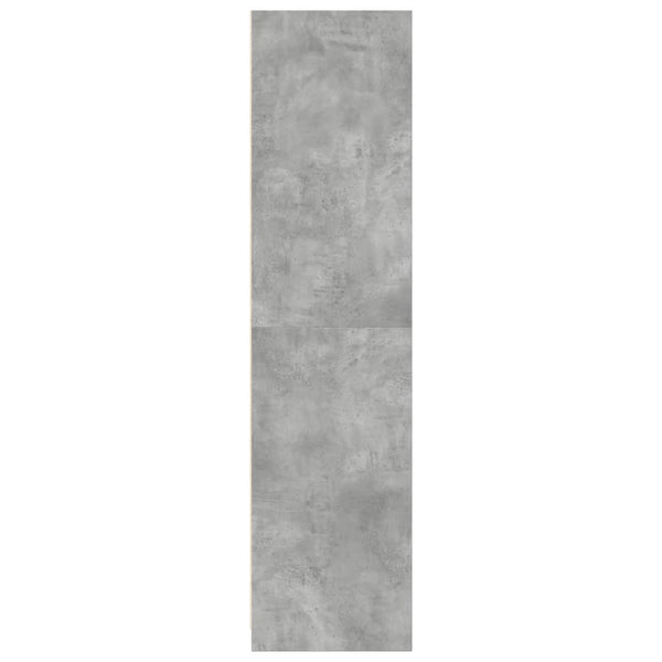 Onal vaatekaappi 100x50x200cm betoniharmaa (lastulevy)