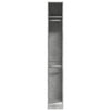 30x50x200cm betonggrauer Kleiderschrank Onal (Spanplatte)