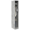 30x50x200cm betonggrauer Kleiderschrank Onal (Spanplatte)