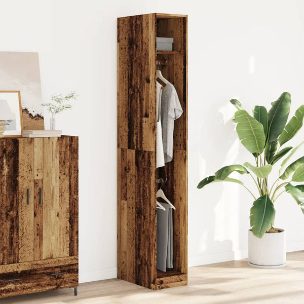 30x50x200cm alter Kleiderschrank Onal aus Holz