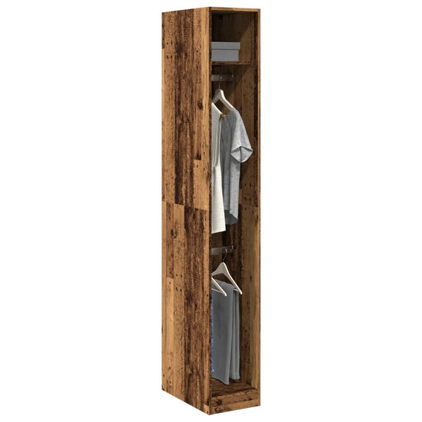30x50x200cm alter Kleiderschrank Onal aus Holz