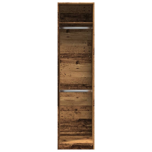 Kleiderschrank Onal aus Altholz 50x50x200cm (Holz)