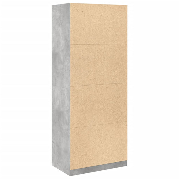80x50x200cm kleiderschrank beton grau Onal (Spanplatte)