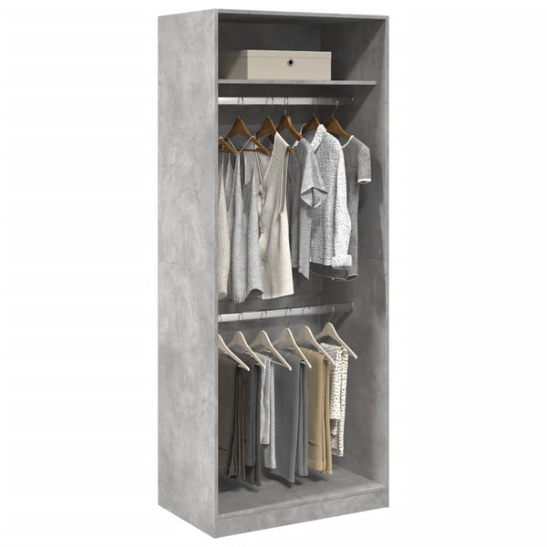 80x50x200cm kleiderschrank beton grau Onal (Spanplatte)