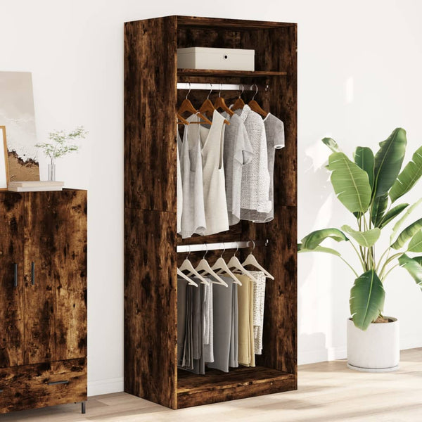 Kleiderschrank Onal Raucheiche 80x50x200cm (Holz)