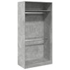 Kleiderschrank Onal 100x50x200cm in Betongrau (Spanplatte)