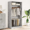 Kleiderschrank Onal 100x50x200cm in Betongrau (Spanplatte)