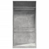 Kleiderschrank Onal 100x50x200cm in Betongrau (Spanplatte)