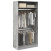 Kleiderschrank Onal 100x50x200cm in Betongrau (Spanplatte)