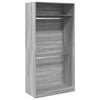 Grauer Kleiderschrank 100x50x200cm Onal (Holz)