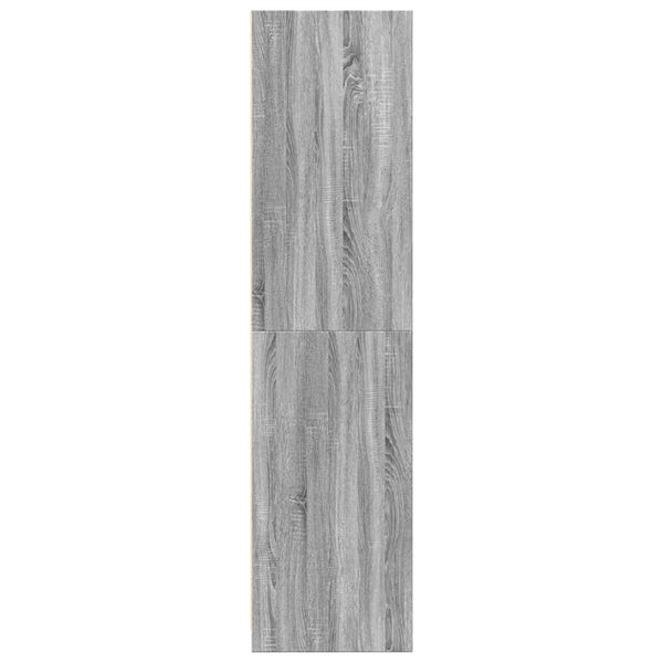 Grauer Kleiderschrank 100x50x200cm Onal (Holz)