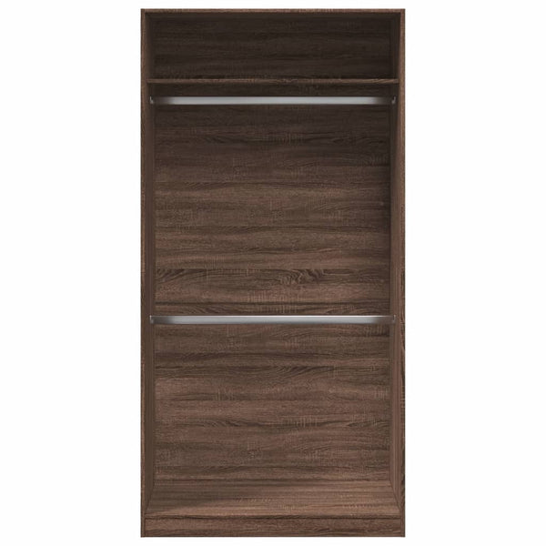Kleiderschrank Onal Eiche Braun 100x50x200cm (Holz)