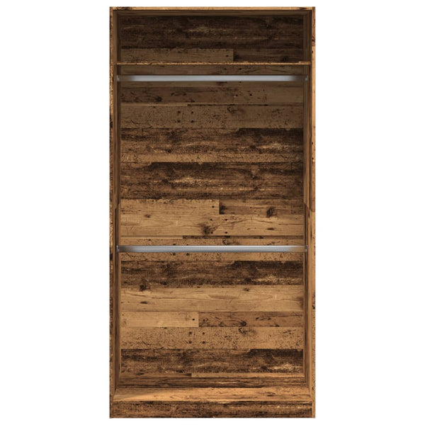 Kleiderschrank Onal aus Altholz, 100x50x200cm