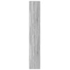 Grauer Schrank mit LED-Beleuchtung Marcedonia 69x32,5x200cm (Holz)